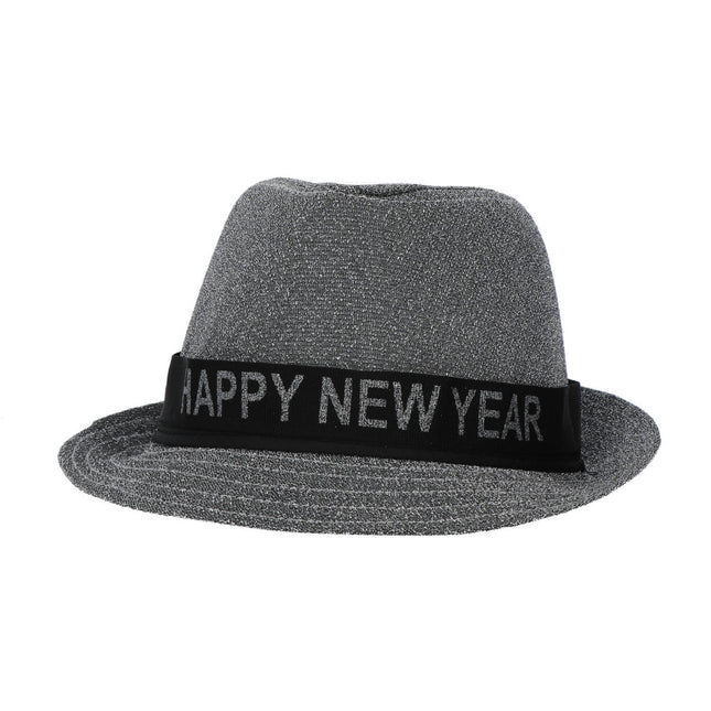 Gorro Feliz Año Nuevo Plata 59cm