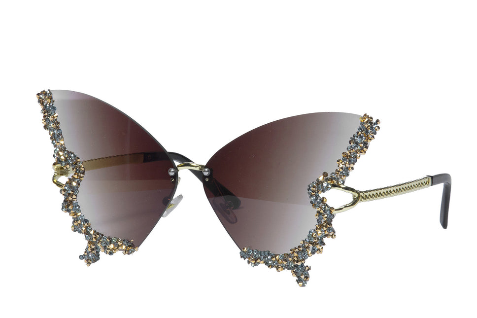 Gafas Mariposa Marrón