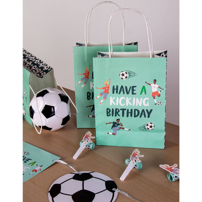 Bolsas de regalo - Fútbol Fantástico - 20 x 27 cm - 6 unidades