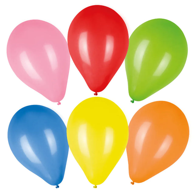 Globos de colores 23cm 50uds.