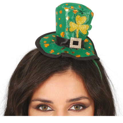 St. Gorro con cinta para el pelo del Día de San Patricio