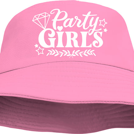 Gorro de fiesta rosa para niñas, adultos