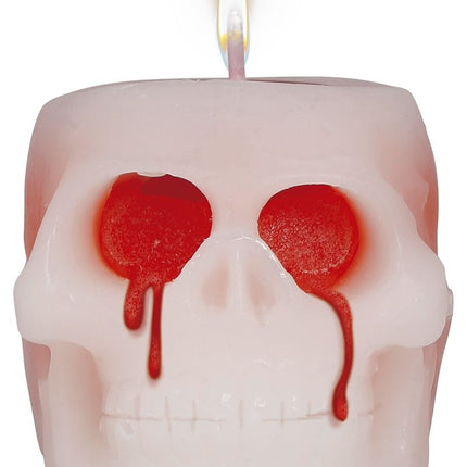 Vela de Halloween Calavera sangrienta 6cm