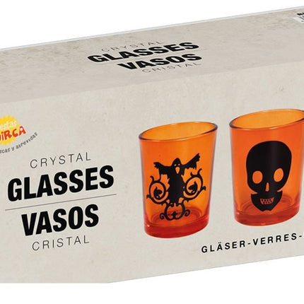 Vasos de chupito Halloween 5cm 3uds