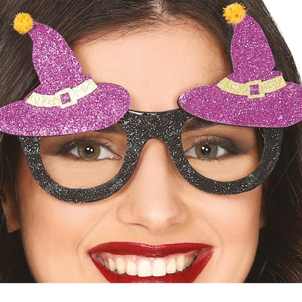 Gafas de Halloween Gorro Purpurina