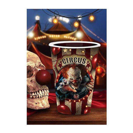 Vasos de Halloween Payaso 355ml 6pcs