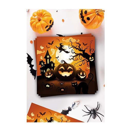 Servilletas Halloween Calabaza 33cm 12pcs