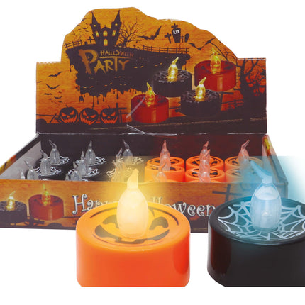 Halloween Velas Falsas Con Luz 4cm 24pcs