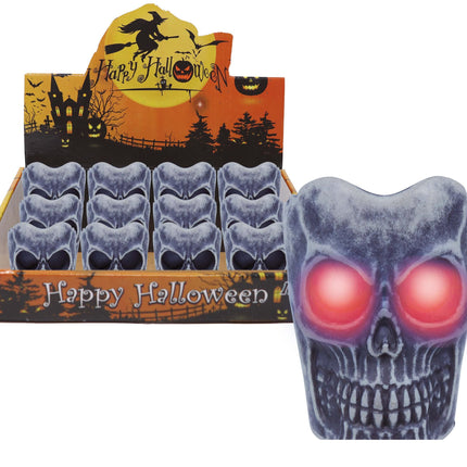 Decoración de Mesa Halloween Calavera Vela 6cm