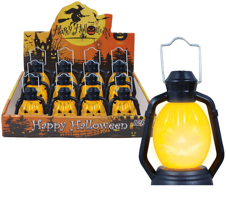 Decoración de Mesa Halloween Calabaza Linterna 10cm