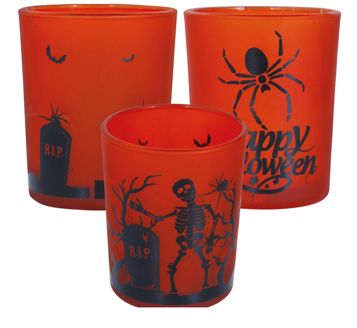 Tazas Naranja Feliz Halloween