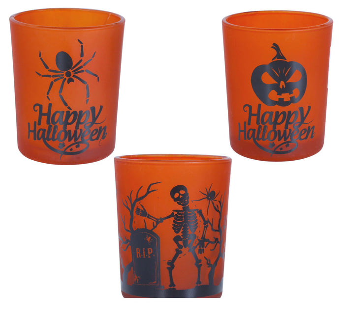 Tazas Naranja Feliz Halloween