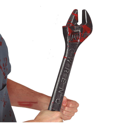 Aplastador Falso de Halloween con Sangre 45cm