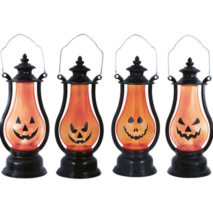 Decoración de Mesa Halloween Linterna Calabaza 16cm