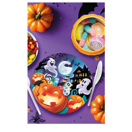 Platos de Halloween Calabazas 23cm