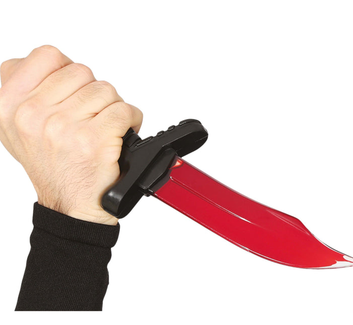 Halloween Cuchillo Falso Sangriento 25cm