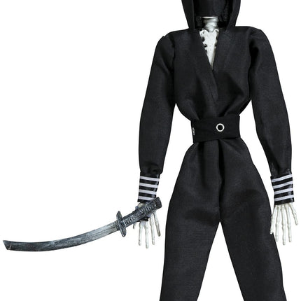 Halloween Muñeca Ninja Esqueleto 45cm