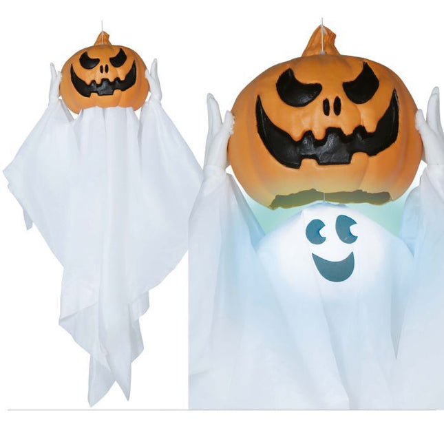 Halloween Decoración Colgante Calabazas Fantasma 90cm