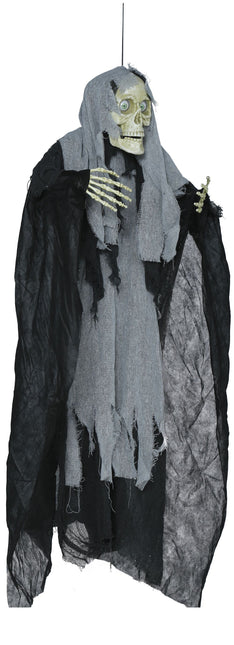 Decoración Colgante Halloween Esqueleto Gris 1,2m