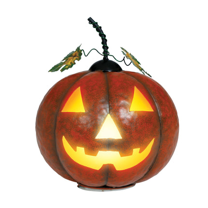 Decoración Halloween Calabaza Con Luz 16cm