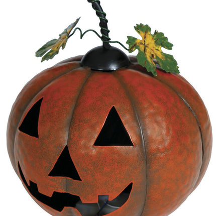 Decoración Halloween Calabaza Con Luz 16cm