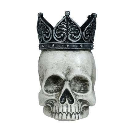 Calavera de Halloween con corona