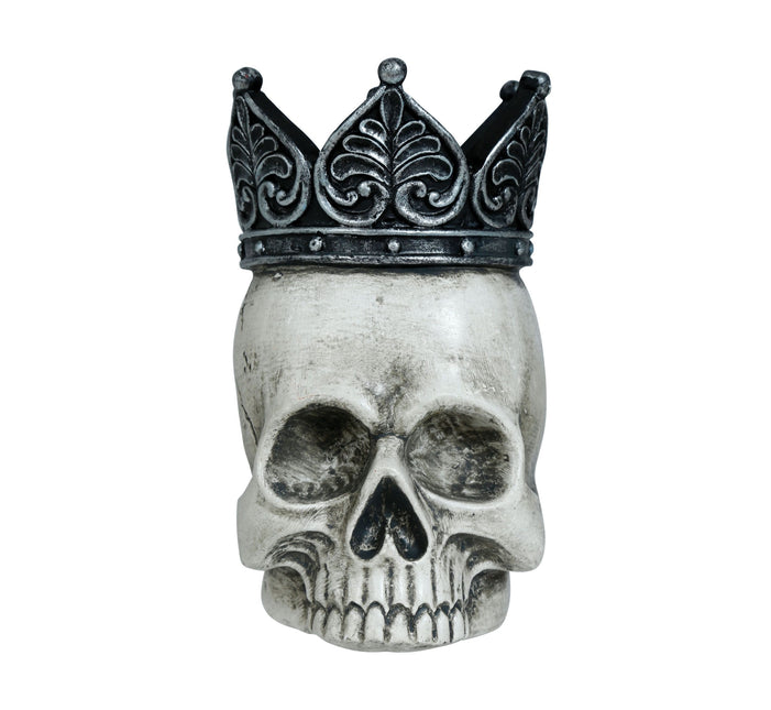 Calavera de Halloween con corona