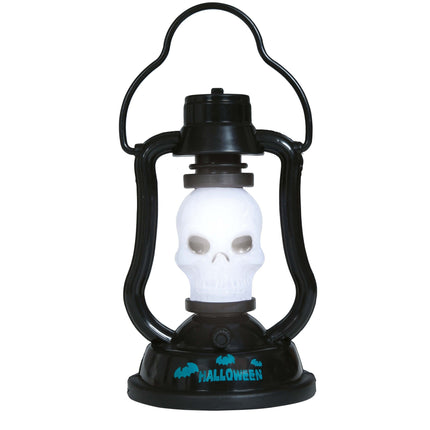 Linterna de Halloween Calavera con Luz y Sonido 15cm