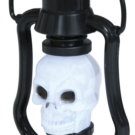 Linterna de Halloween Calavera con Luz y Sonido 15cm