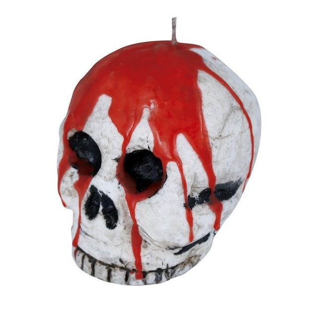 Vela de Halloween Calavera sangrienta 10cm