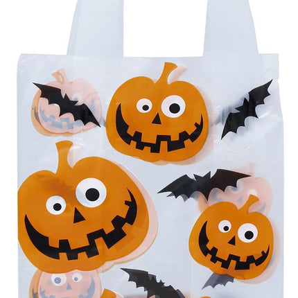 Bolsas Halloween Calabaza 14x30cm 6pcs