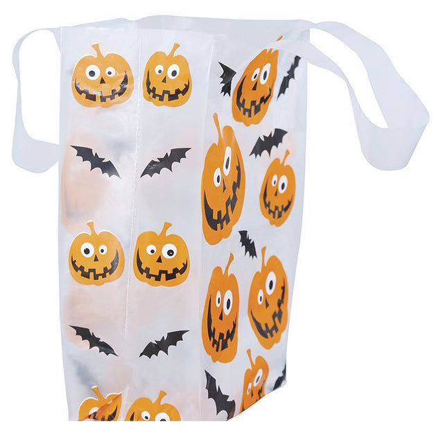 Bolsas Halloween Calabaza 14x30cm 6pcs