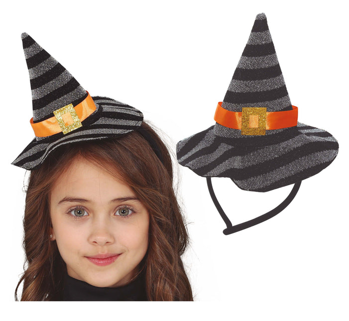 Halloween Tiara Sombrero Bruja Niño