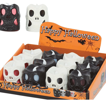 Halloween Calavera Linterna Led 6cm