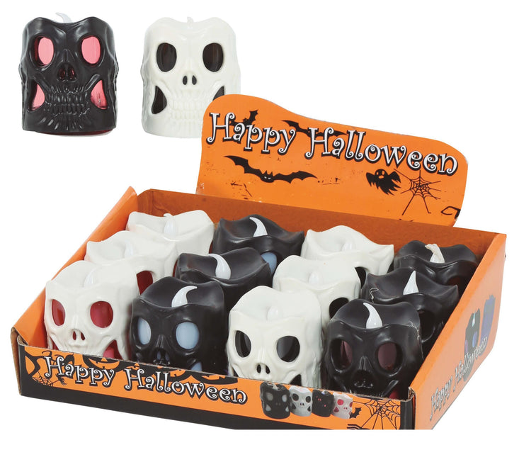 Halloween Calavera Linterna Led 6cm