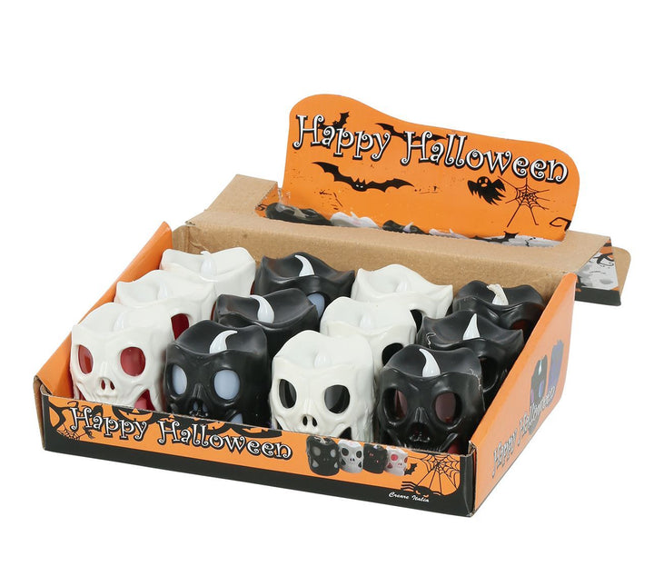 Halloween Calavera Linterna Led 6cm