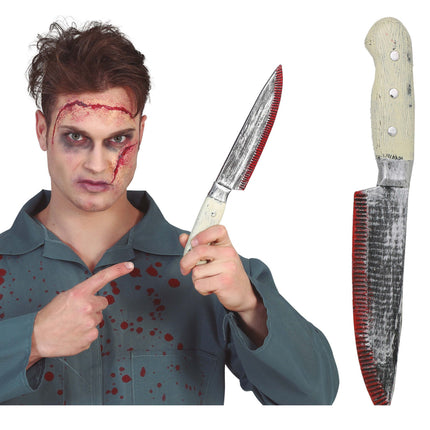 Cuchillo de Cocina Sangriento Halloween 33cm