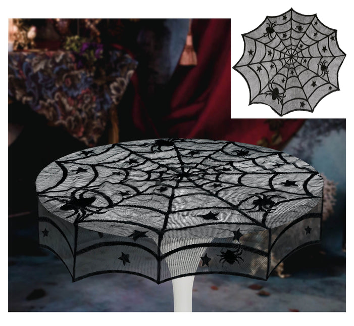 Mantel Halloween Tela Araña 1m