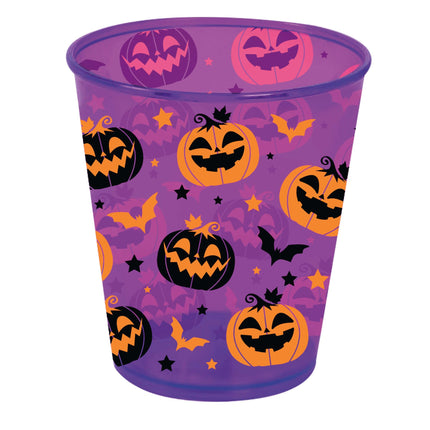 Taza Halloween Calabazas Y Murciélagos 10cm