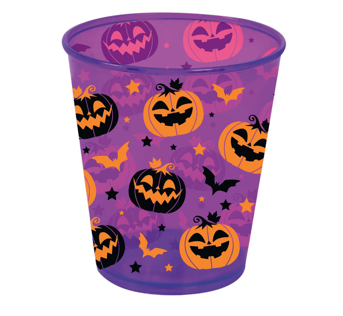 Taza Halloween Calabazas Y Murciélagos 10cm