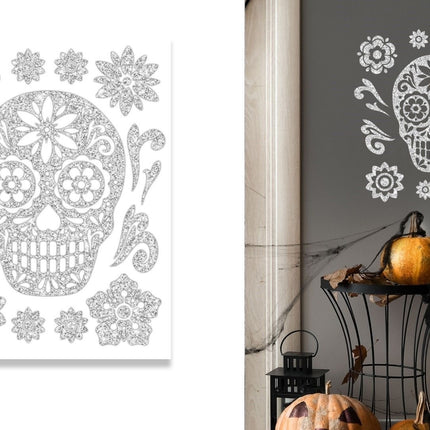 Adhesivo decorativo de Halloween Calavera