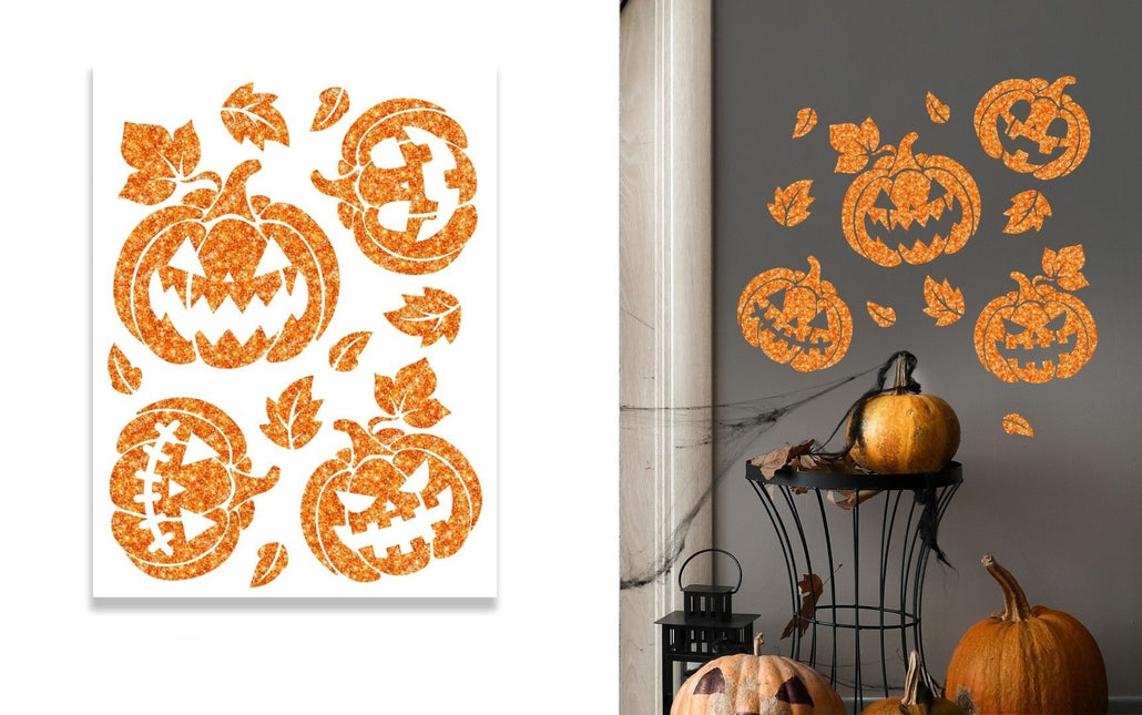 Adhesivos decorativos de Halloween Calabazas 11 piezas