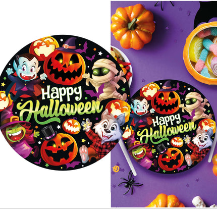 Platos de Halloween 23cm 6ud