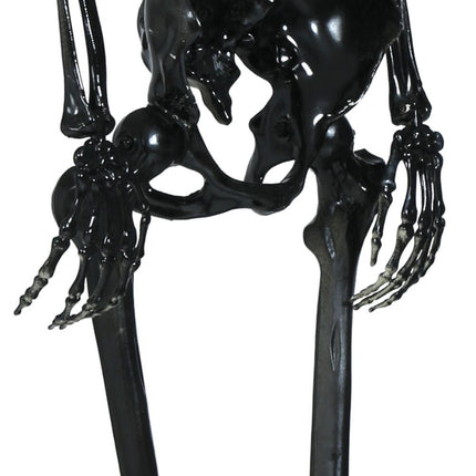 Decoración Colgante Halloween Esqueleto Negro 90cm