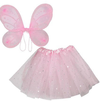 Conjunto hada rosa, niños