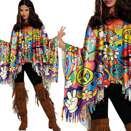 Poncho hippie Paz