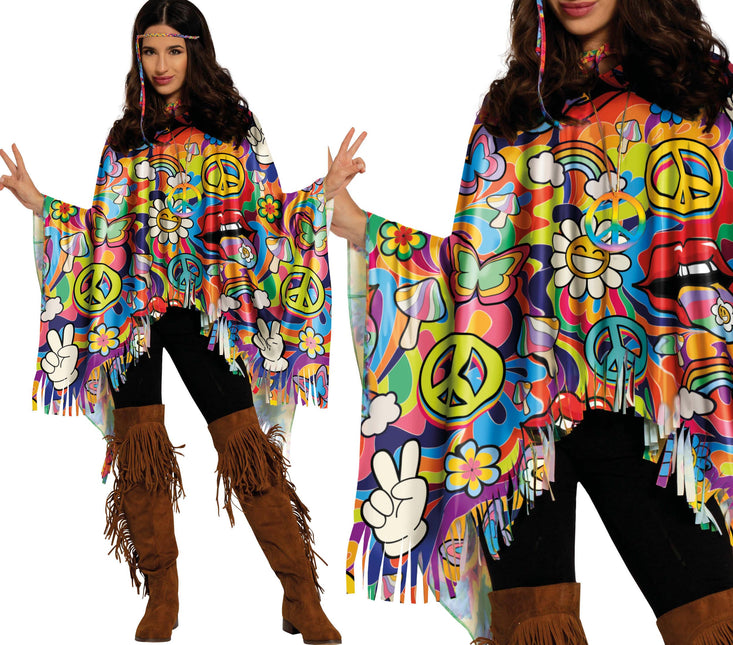 Poncho hippie Paz