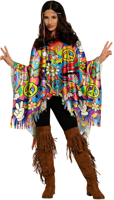 Poncho hippie Paz