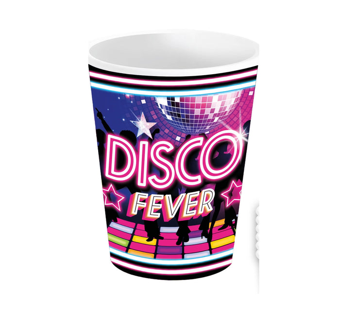 Disco 70S Vasos 240ml 6uds.