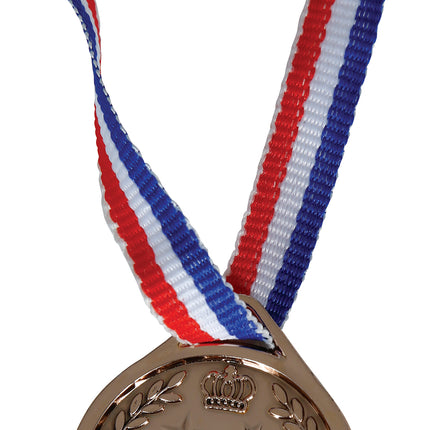 Juego de 3 medallas de bronce, plata y oro 4cm